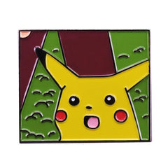 Pikachu Meme Enamel Pin