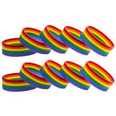 LGBT Pride Rubber Wristband (100 Pieces)