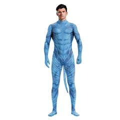 Animal Zentai Body Suit With Tail