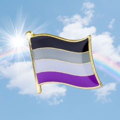 Asexual Flag Enamel Pin