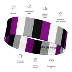 Asexual Pride Headband