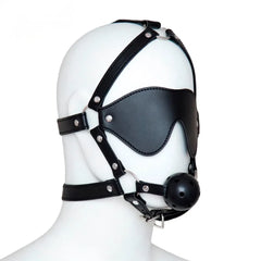 BDSM Gagged Hood