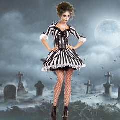 B&W Ghost Bride Costume