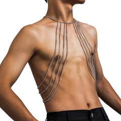 Barely Bound Men's Chest Jewelry