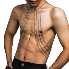 Barely Bound Men's Chest Jewelry