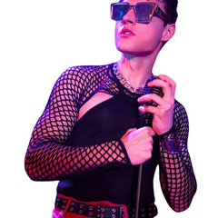 Berlin By Day Mesh Vest & Tee Set