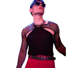 Berlin By Day Mesh Vest & Tee Set