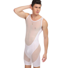 Bodysculpt Mesh Men's Shapewear Bodysuit