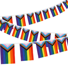 Boldly Celebrating LGBTQ+ Flag Garland
