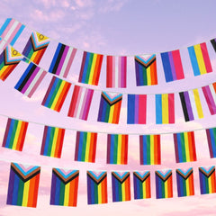 Boldly Celebrating LGBTQ+ Flag Garland