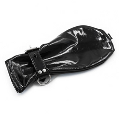 Bondage Leatherette Gauntlets With Restraints