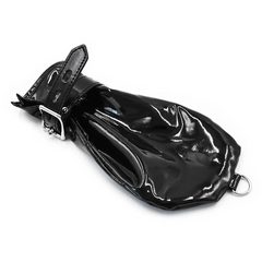 Bondage Leatherette Gauntlets With Restraints