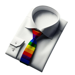 Colorful Rainbow Striped Fun Tie