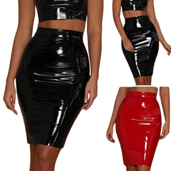 Command Attention Black Queer Mini Skirt