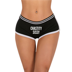 Cute Chastity Sissy Short Briefs
