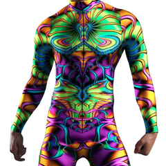 Cyberpunk Fantasy Cosplay Zentai Bodysuit