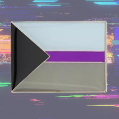 Demisexual Flag Enamel Pin