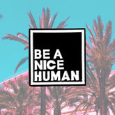 Be A Nice Human Enamel Pin
