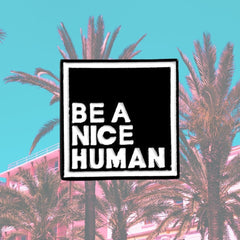 Be A Nice Human Enamel Pin