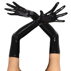 Erotic PU Leather Gloves