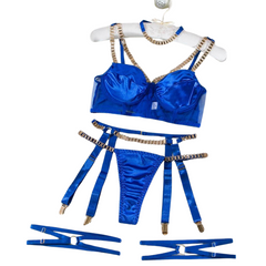 Erotic Satin Embrace Lingerie Set