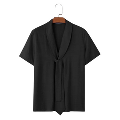 Fabulous Lapel Short Sleeve Summer Shirt