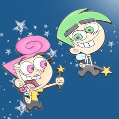 Wanda & Cosmo The Fairly Odd Parents Enamel Pins