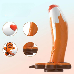 Fantasy Delight Colorful Monster Dildo