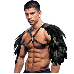 Feather Renaissance Dark Harness Costume
