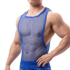 Fishnet Fantasy Mesh Tank Top