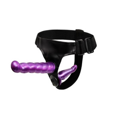 FlexiFit Ultra Elastic Strap On Double Dildo