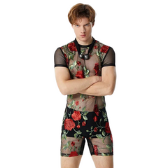 Floral Mesh Allure Bodysuit