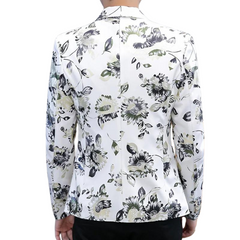 Floral Print Vintage Blazer