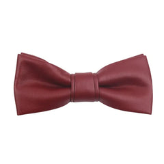 Formal Kink PU Leather Bowtie
