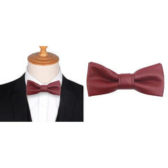 Formal Kink PU Leather Bowtie