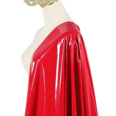 French Glamour Latex Look Fetish Maid Dress