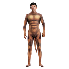 Furry Zentai Body Suit With Tail