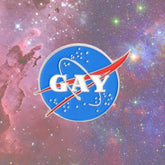 GAY NASA Enamel Pin
