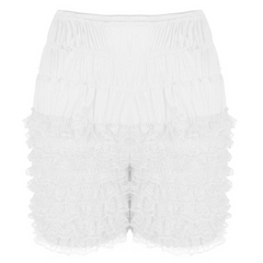 Genderfluid Layered Frilly Lace Bloomer Shorts