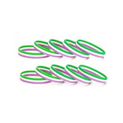 Genderqueer Pride Rubber Wristband (Set Of 3)