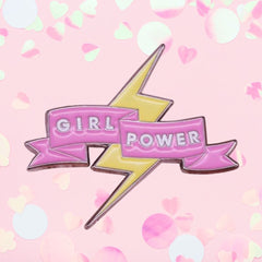 Girl Power Enamel Pin