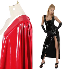 Glam Faux Latex Dominatrix Dress