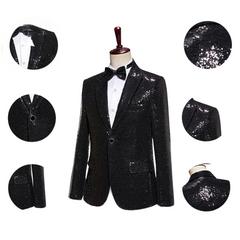 Glitterbomb Sparkle Men's Sequined Suit Set