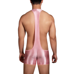 Glossy Backless Wrestling Singlet