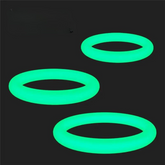 GlowStretch Luminous Penis Ring Trio