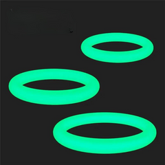 GlowStretch Luminous Penis Ring Trio