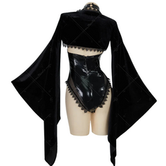 Gothic Holy Nun Halloween Cosplay Bodysuit