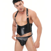 Fetish Vest and Thong Set