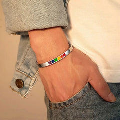 Rainbow Love Pride Bangle