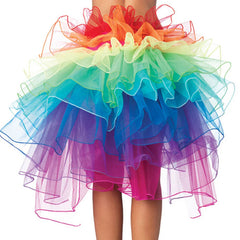 Neon Rainbow Tutu Rave Dance Skirt